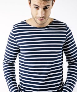 MINQUIERS MODERNE Marinière en Jersey léger, Saint James