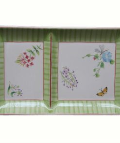 Assiette chaud/froid vent de fleurs