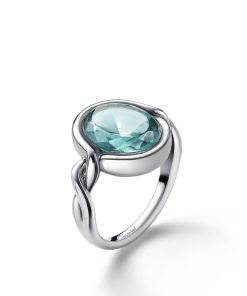 Croisé turquoise ring baccarat