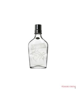 Flasque cognac cristal taillée