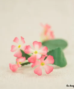 Fleur en tissu Fleurette en bouquet | Accessoire Modiste 80 x 50 mm