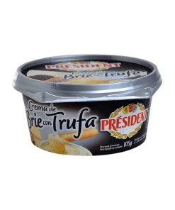 Fromage à tartiner crème de brie à la truffe 125g – PRÉSIDENT