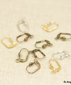 Perce-oreille coeur | Apprêt 17 x 11 mm