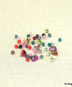 Perle “Cristal taillé double cône” 6 mm | Fabriqué en UE – Perle 6 mm