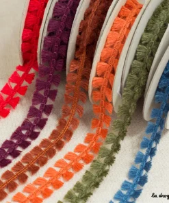 Ruban Pomponnette mohair | largeur 22 mm