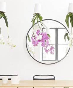 Pot suspendu renversé en plastique grand Sky Planter blanc