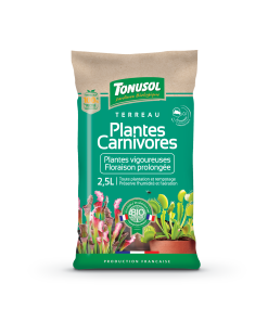 Terreau plantes CARNIVORES 2.5L Tonusol