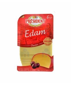 Tranche fromage Edam x6 150g – PRÉSIDENT