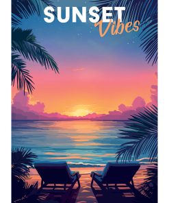 Sunset Vibes – Poster de Voyage