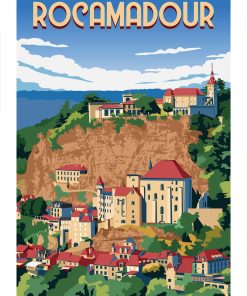 Rocamadour – Affiche de voyage