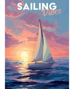 Sailing Vibes – Poster de Voyage