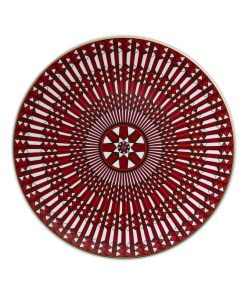 Arcadia Red presentation Plate Baccarat
