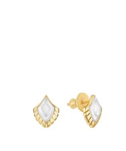 Small paon earrings lalique