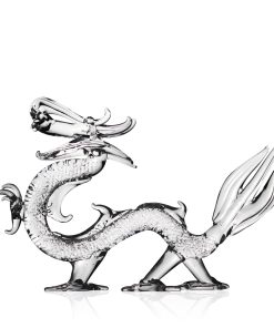 Sculpture dragon cristal zodiaque chinois