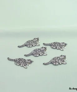 Ecusson Chaton | Ecusson à thermocoller 51×23 mm