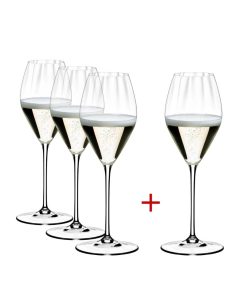 Flûte champagne Performance Riedel X4 (dont 1 gratuit)