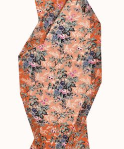 Étole fleurs orange – Epice Paris