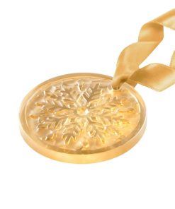 Gold luster crystal ornament 2025 Lalique