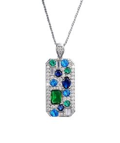 Pendentif Atlantide cristaux