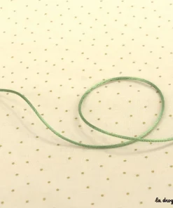 Petit cordonnet satinette 1,5 mm – Vert tilleul | Fabriqué en France – Cordons