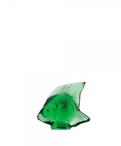 Poisson vert émeraude lalique