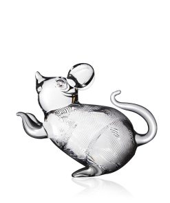 Sculpture rat cristal zodiaque chinois