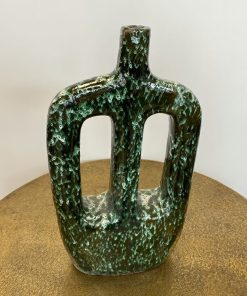Vase amphore vert