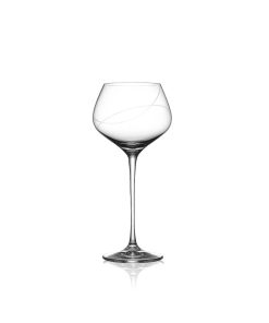 Verres cristal sommelier taille spirale x6